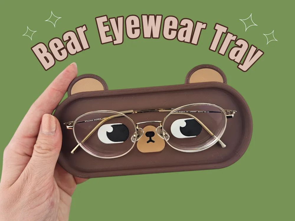 Bear Glasses Holder Tray