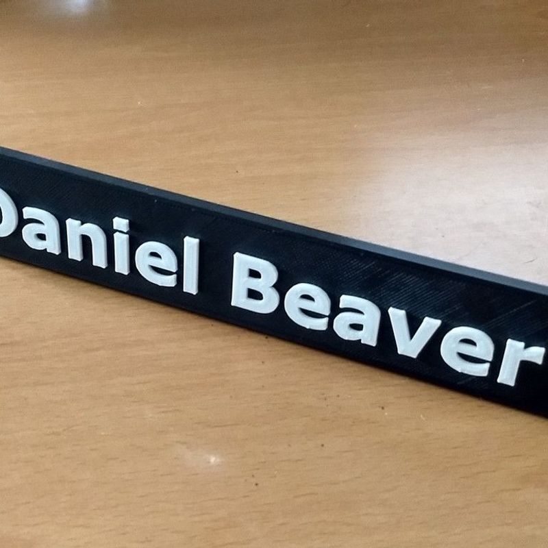 Configurable Name Plate