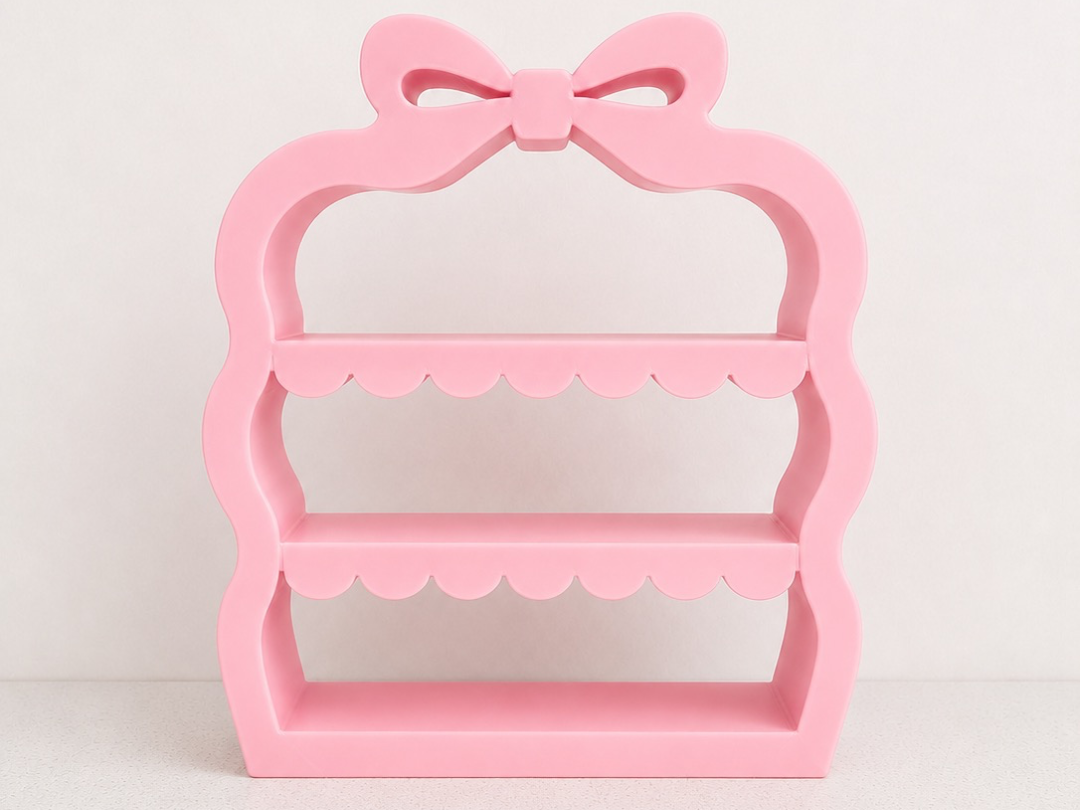 Cute Bow Display Shelf
