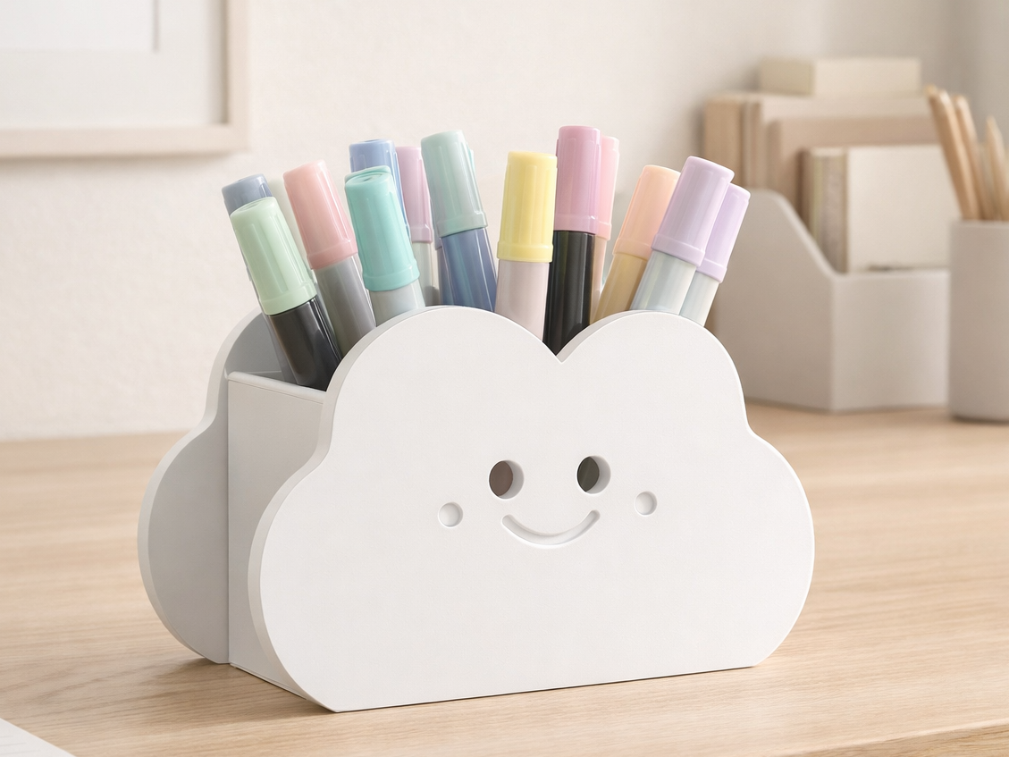 Cute Cloud Pen Holder