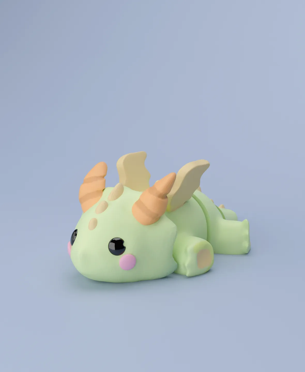 Flexi Baby Dragon Keychain