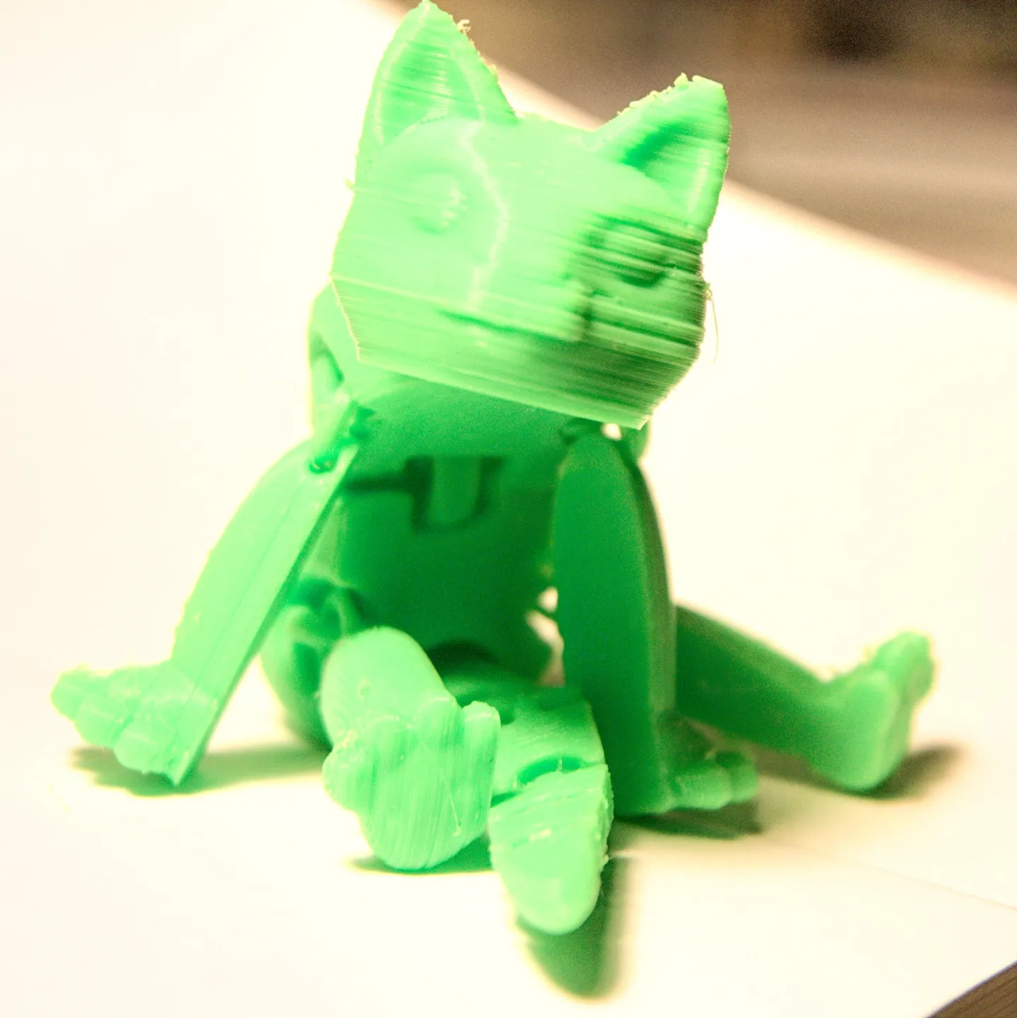 Flexi Cat Keychain