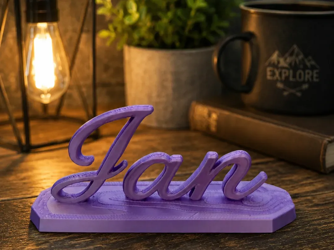 Personalized Script Name Sign