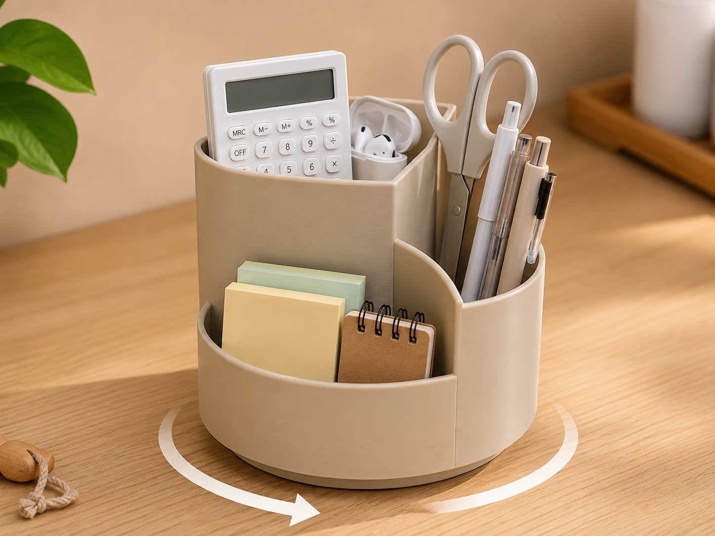 Rotating Desk Organizer